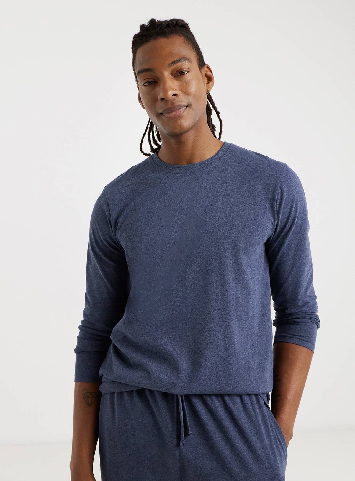 JACAMO 2 Pack Long Sleeve Open Hem Pyjamas L - Image 3